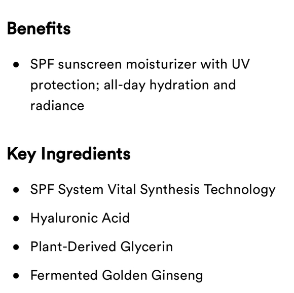 ORIGINS GINZING SPF 30 DAILY MOISTURIZER SUNSCREEN. - Picture 8 of 10